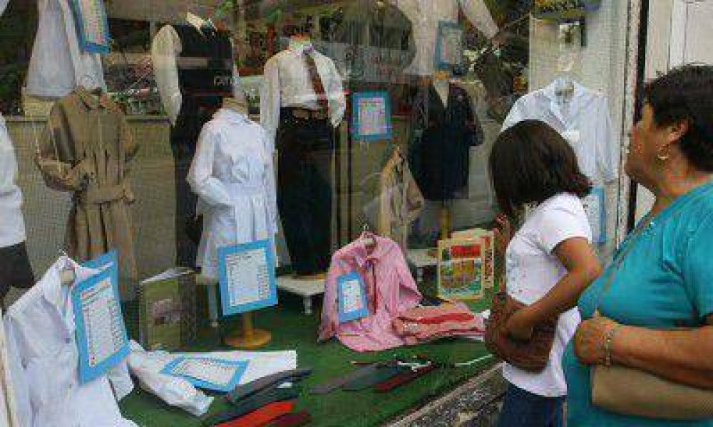 Los art�culos escolares subieron un 25 por ciento respecto al a�o 2012
