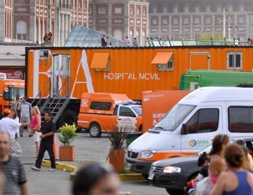 Hospitales m�viles atendieron a m�s de 5 mil turistas s�lo en Mar del Plata