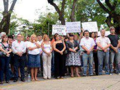 Campana: Vecinos marcharon por seguridad encabezados por la Intendenta Giroldi