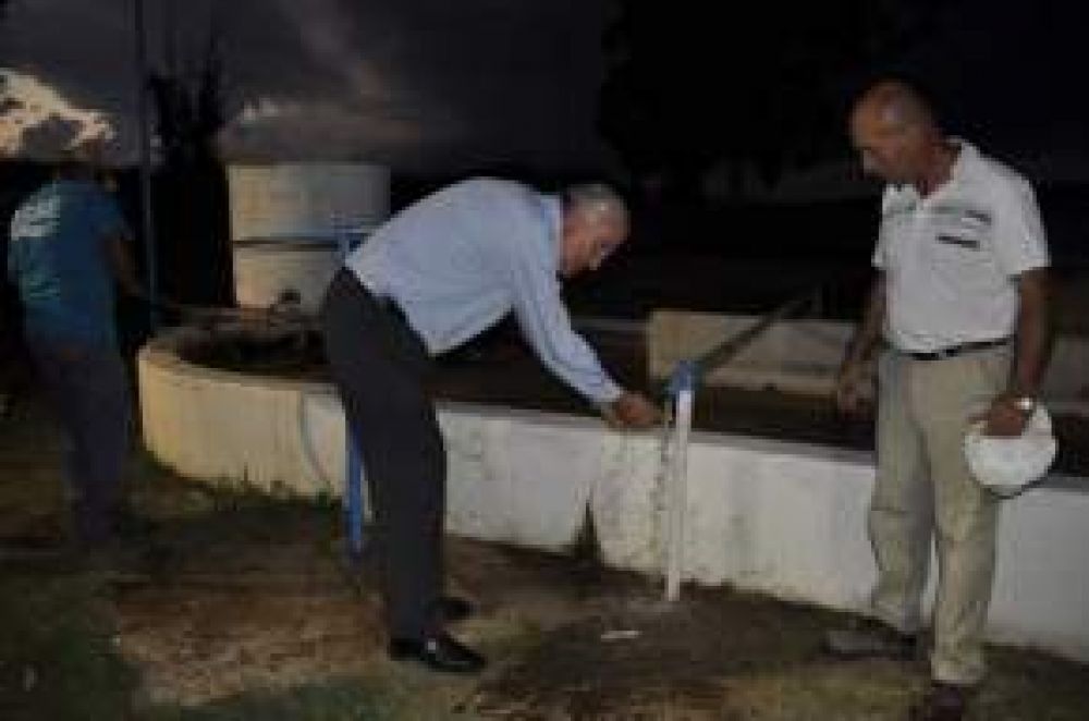 El Gobernador fue a la Planta Potabilizadora de OSSE en Marquesado