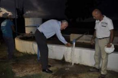 El Gobernador fue a la Planta Potabilizadora de OSSE en Marquesado