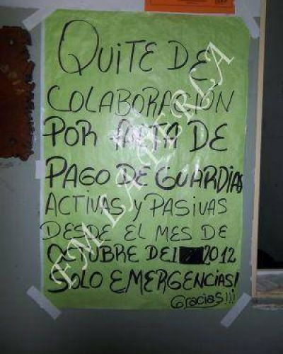Reclaman deuda por guardias m�dicas