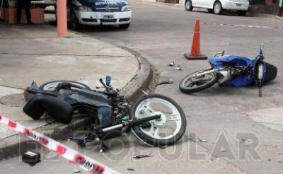 Se encuentra en grave estado el joven que choc� en moto esta tarde