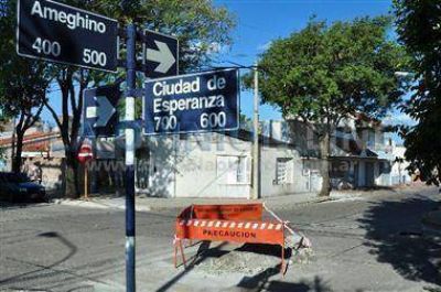 Iniciaron trabajos de bacheo en la ciudad