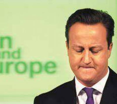 Cameron consulta la salida de la UE