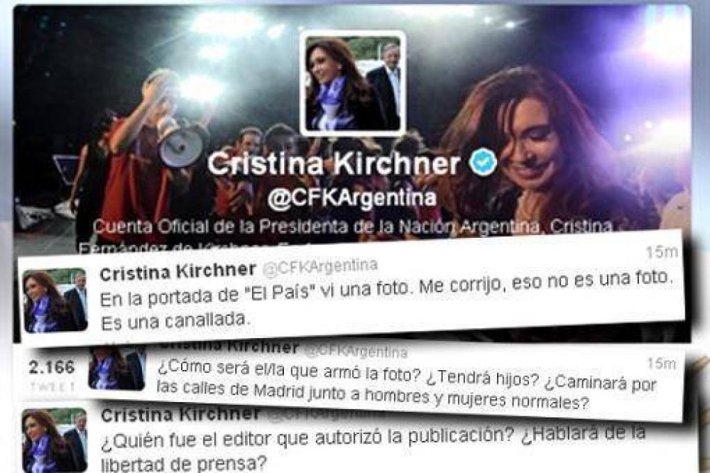 Cristina, sobre la publicaci�n de El Pa�s: �No es una foto, es una canallada�