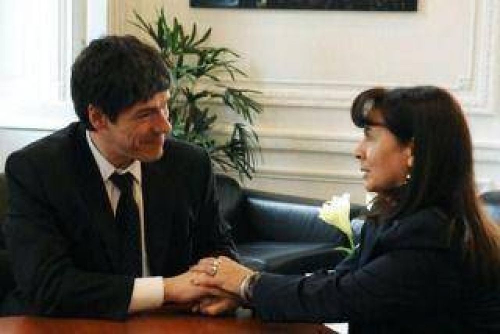 Abal Medina recibi� a Trimarco y reiter� el compromiso del Gobierno en la lucha contra la trata