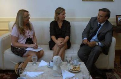 La ministra Kirchner se reuni� con Pichetto y Martini y ratific� el compromiso del Gobierno Nacional con Bariloche