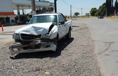 Impactante accidente en la entrada de Castex