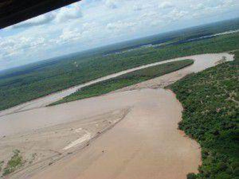 Son buenas las condiciones de ingreso de las aguas del rio Pilcomayo en el oeste