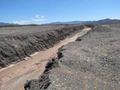Avanzan las obras de defensas en Pedernal
