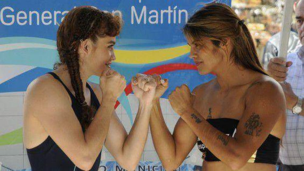 Marcos-Acu�a: promesa de buen boxeo en San Mart�n
