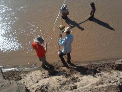 Son buenas las condiciones de ingreso de las aguas del rio Pilcomayo en el oeste 