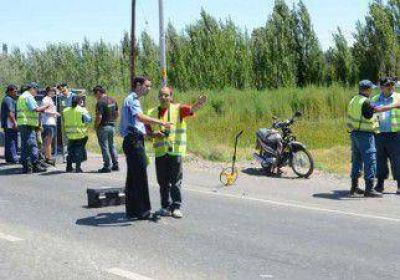 Un motociclista muri� en la Ruta 22 