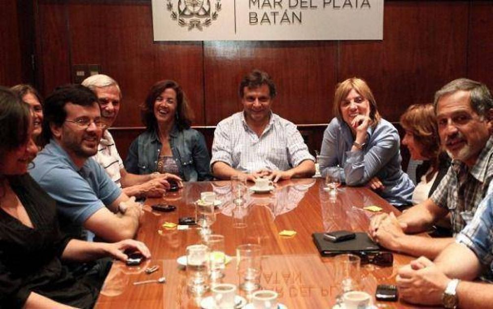 Tregua sellada: Pulti recibi� a la mesa del FpV de Mar del Plata