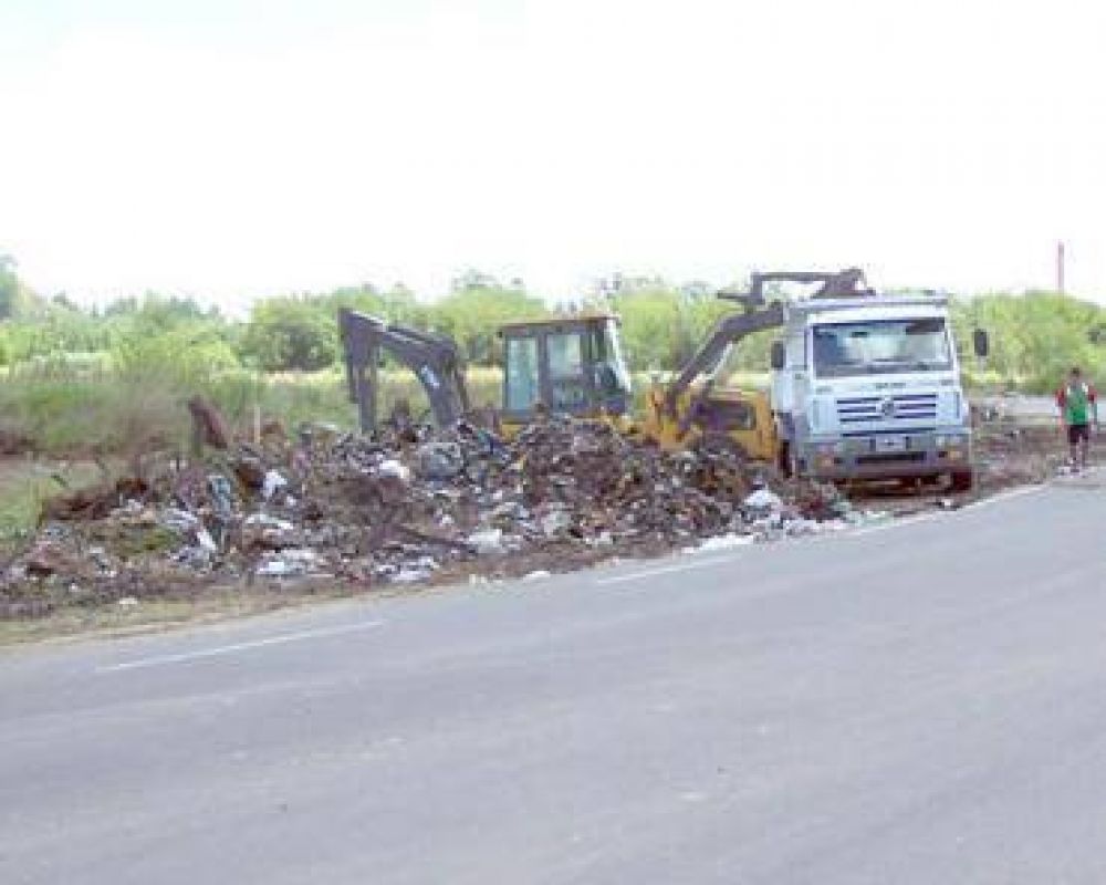 El municipio trabaja para liberar a la ciudad de los minibasurales