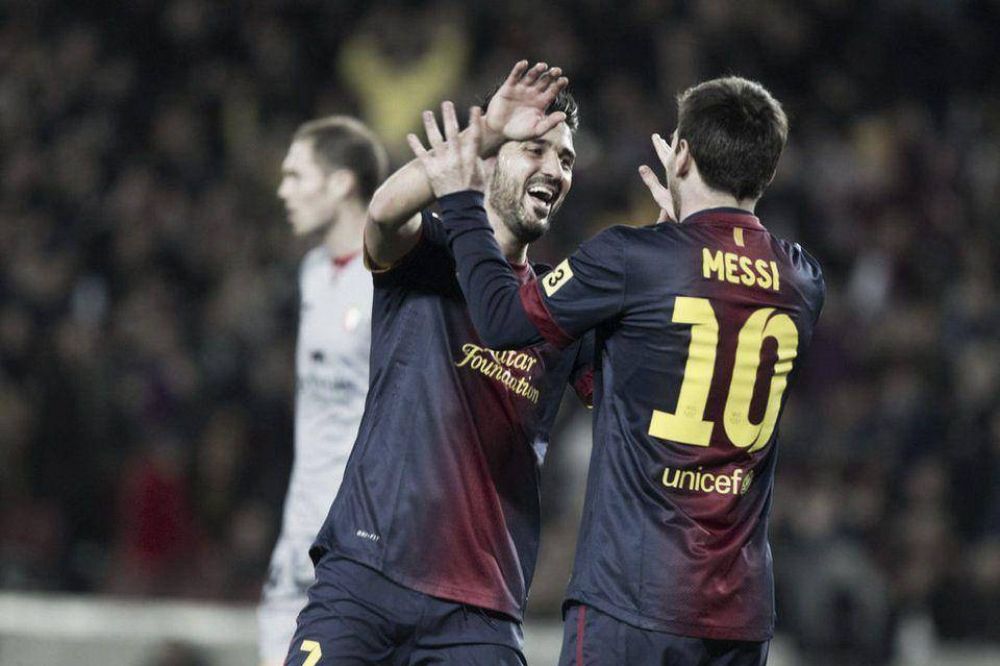 Barcelona sonr�e con un p�ker de Messi