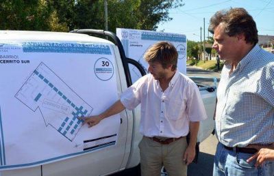 Inauguraron 55 cuadras de pavimento en los barrios Cerrito Sur y Juramento