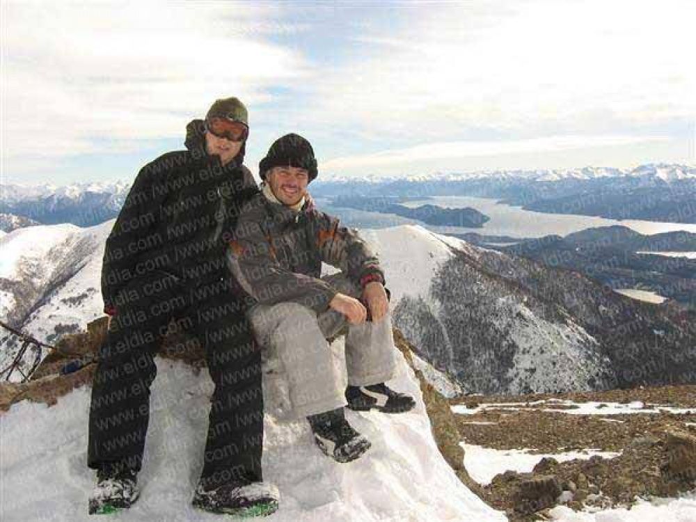 Dos platenses en busca de la cumbre de Am�rica  