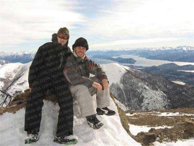 Dos platenses en busca de la cumbre de Am�rica  