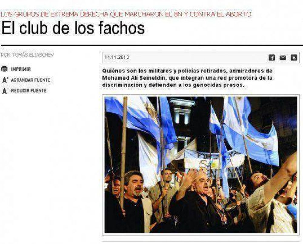 En�rgico repudio a las amenazas de Soaje Pinto al periodista de Veintitr�s