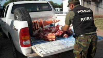 Secuestraron 400 kilos de carne clandestina