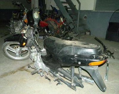 Recuperan seis motos que hab�an sido robadas por un menor 
