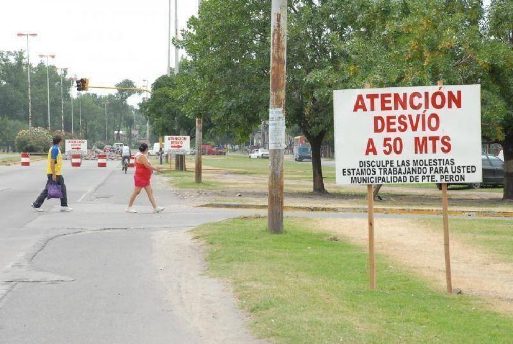 Contin�an las reparaciones de pavimentos