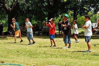 Los chicos de las colonias tuvieron jornadas recreativas y deportivas