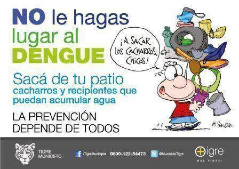 Contin�a en Tigre la campa�a de prevenci�n contra el Dengue