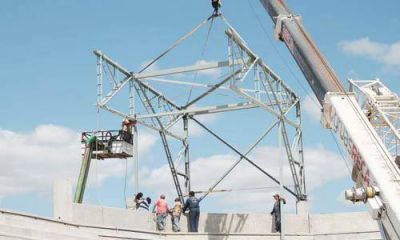 El sue�o del microestadio de Pilar empieza a tener techo propio