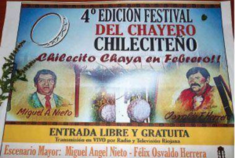 Hoy y maana, se vivir a pleno el Festival del Chayero Chileciteo