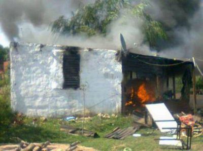 Incendiaron casa por la muerte de motociclista