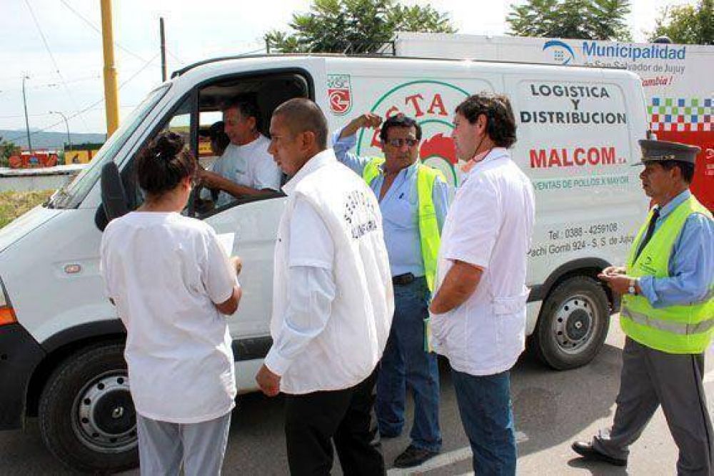 Intenso control bromatol�gico en los accesos de la ciudad