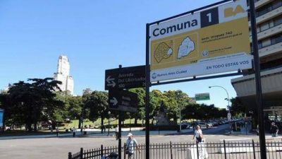 Renovaci�n de los carteles de las Comunas