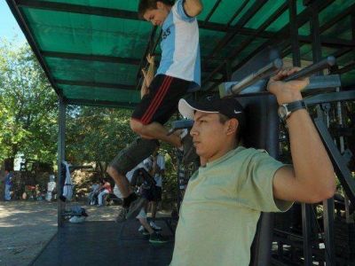 El Gimnasio de las Nubes hace furor en vacaciones