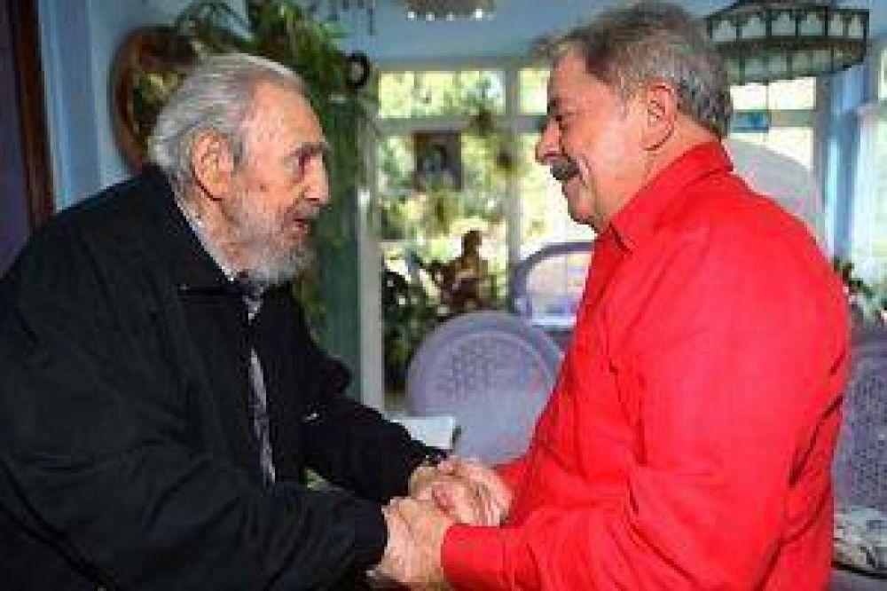 En Cuba, Lula se reuni� con Fidel, pero no vio a Ch�vez