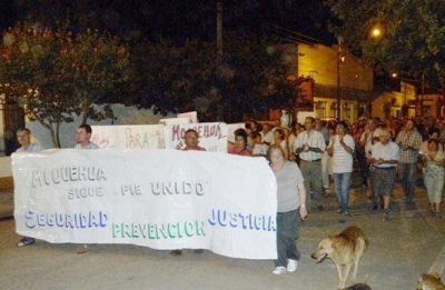 Se realiz� la s�ptima marcha por el doble homicidio 