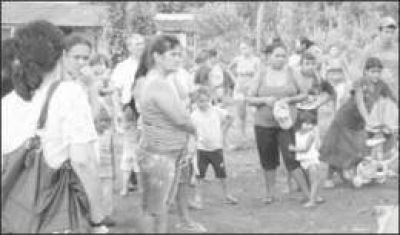 Familias asentadas en el barrio Malvinas de Montecarlo se quedaron sin servicio de luz y agua