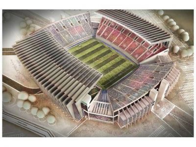 Se hizo la transferencia del predio donde se construir� el Estadio �nico