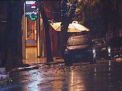 La lluvia provoc� la ca�da de m�s de 10 grados en la temperatura en Capital