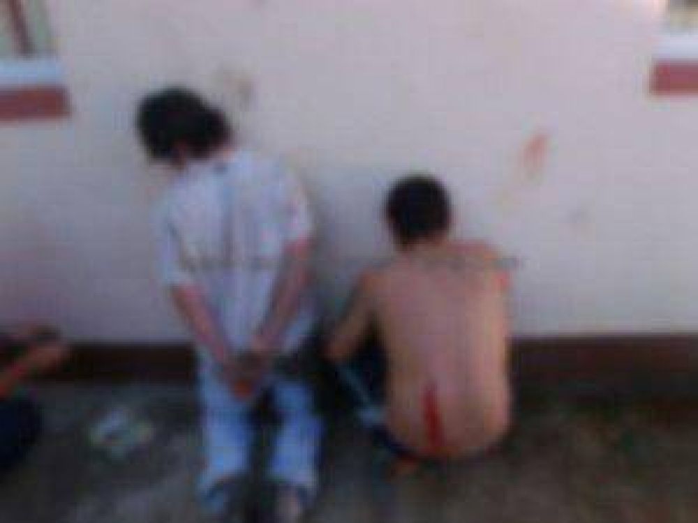 En un enfrentamiento entre �compadres� dos hombres resultaron heridos, uno de ellos con un arma de fuego