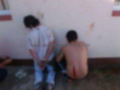En un enfrentamiento entre �compadres� dos hombres resultaron heridos, uno de ellos con un arma de fuego