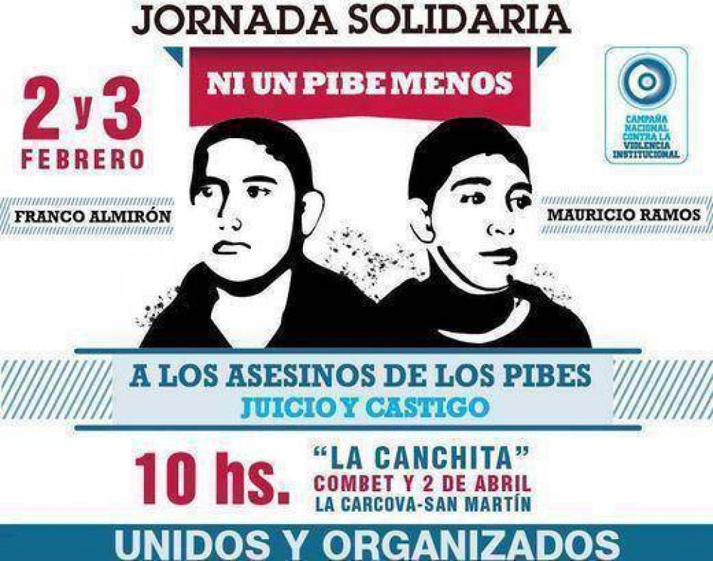 Jornada solidaria en La Carcova para recordar a Mauricio Ramos y Franco Almir�n