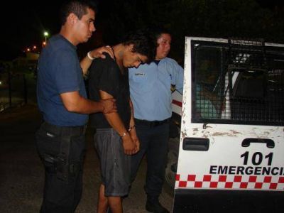 Delincuente aprehendido tras perpetrar un asalto