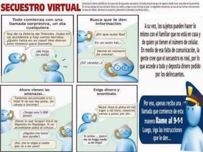 Una ola de secuestros virtuales azota a la provincia