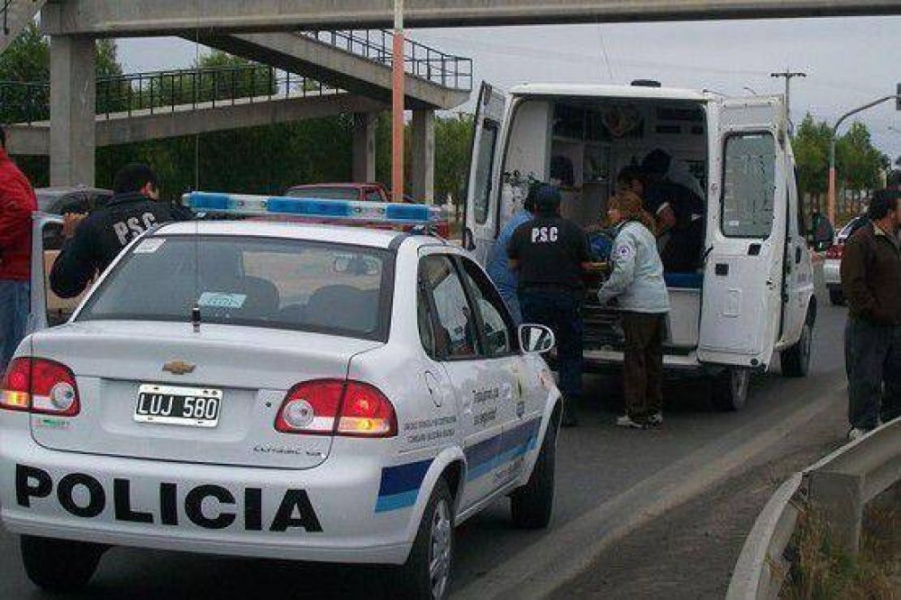 La autov�a fue escenario de un accidente