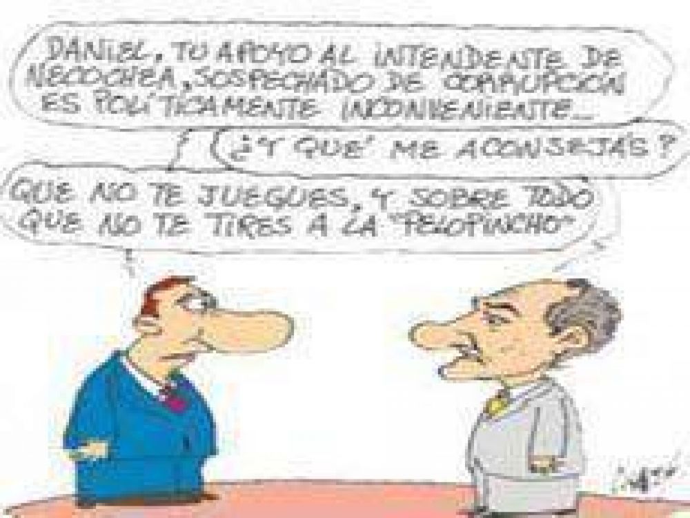 Seg�n el Diario Hoy: �Scioli sale al rescate del intendente de la pelopincho�