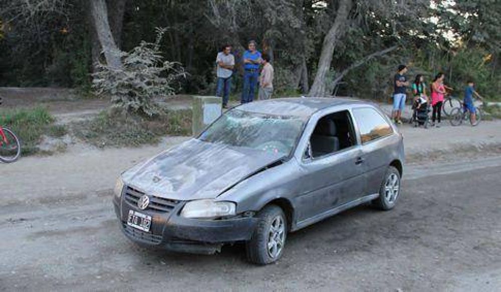 Espectacular accidente en Las Piedritas