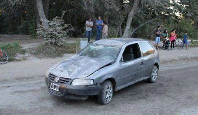 Espectacular accidente en Las Piedritas